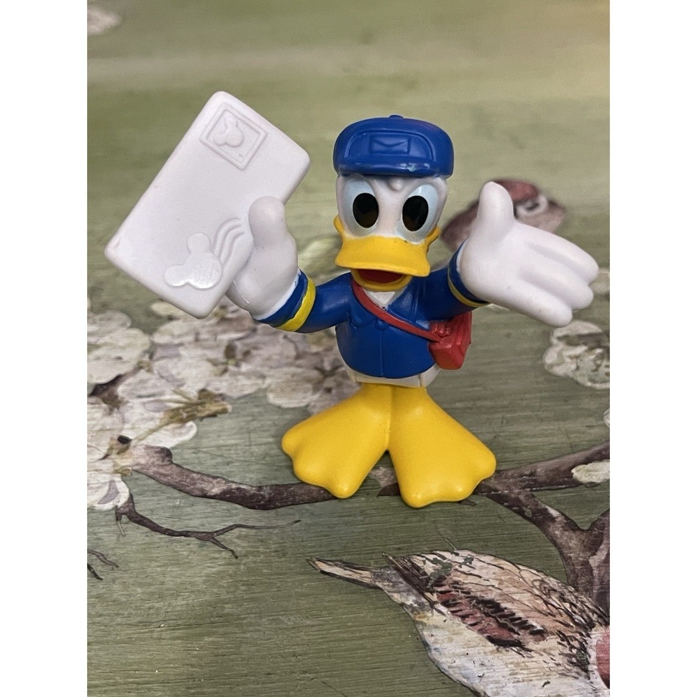 Donald Duck Mailman Postman Disney Mickey Mouse Clubhouse PVC Action Figure Toy